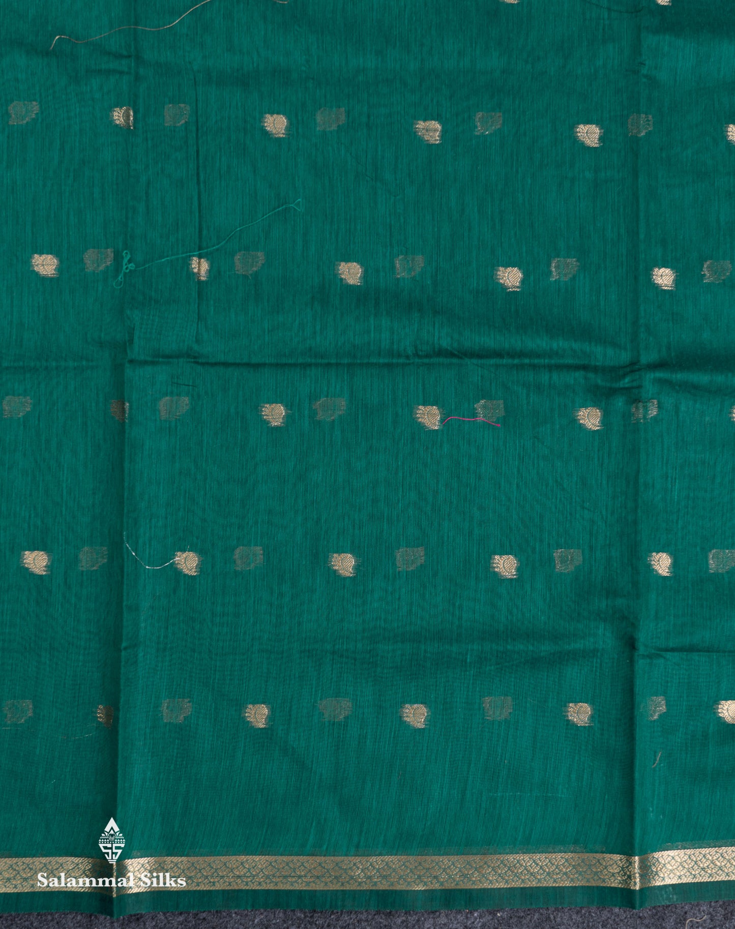 Beautiful Black Zari Butta Maheshwar Cotton Saree With Contrast Dual Tone Brown Blouse