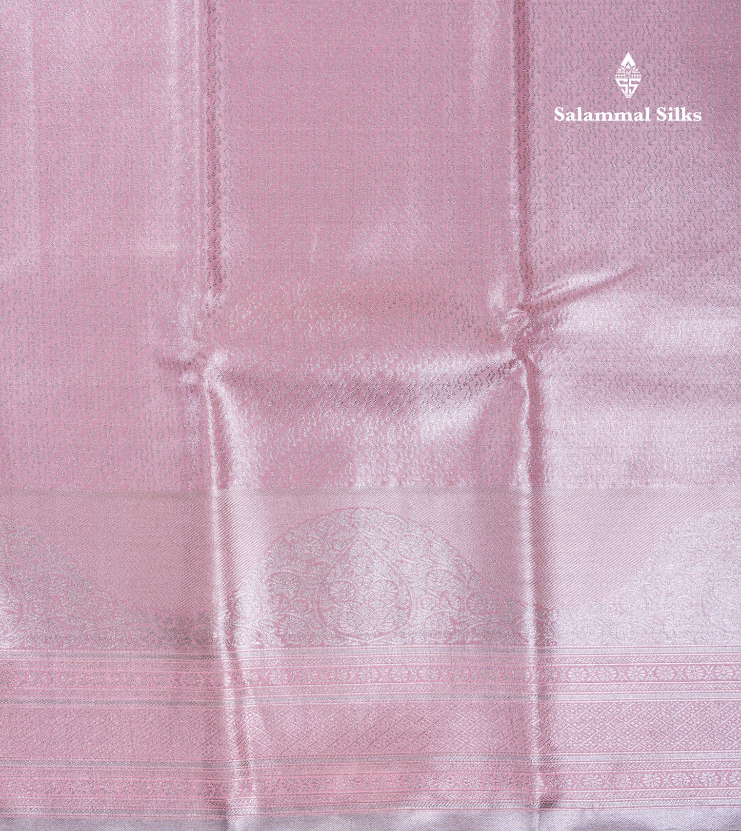 Light Chocolate Bridal Tissue Semi Silk Saree With Traditional Evening Morning Border