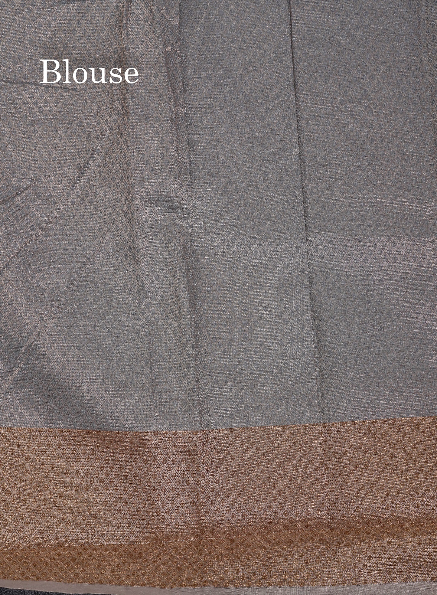 Premium Sandal Tissue Crush Fancy Saree With Traditional Border