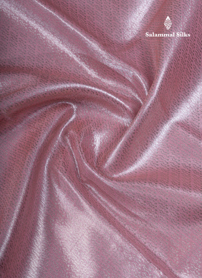 Light Chocolate Bridal Tissue Semi Silk Saree With Traditional Evening Morning Border