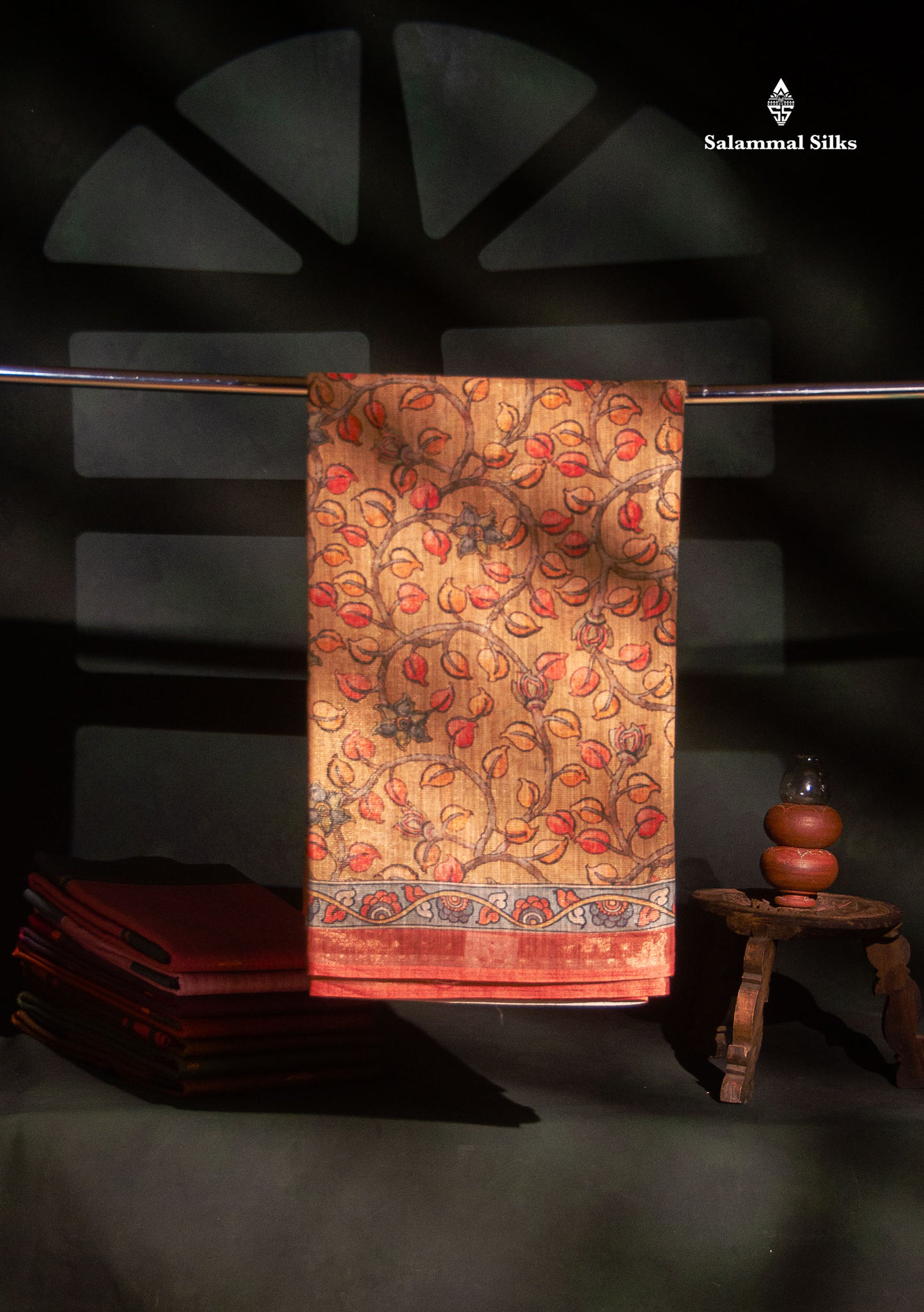 Beautiful Grey Fancy Kota Mix Tissue Saree With Contrast Elaichi Green Blouse