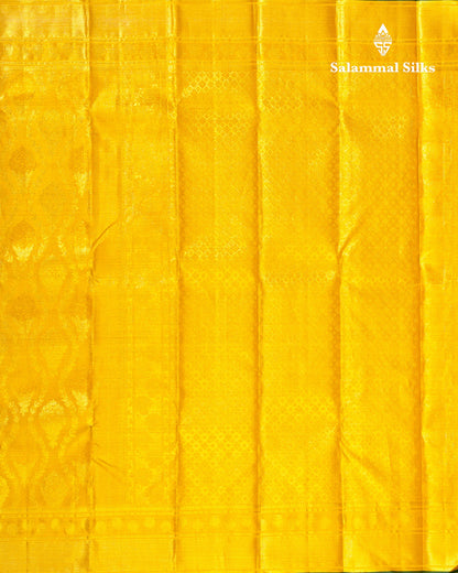 Kanjivaram Gold Colour 2G Zari Pure Silk Saree With Gold Zari Border