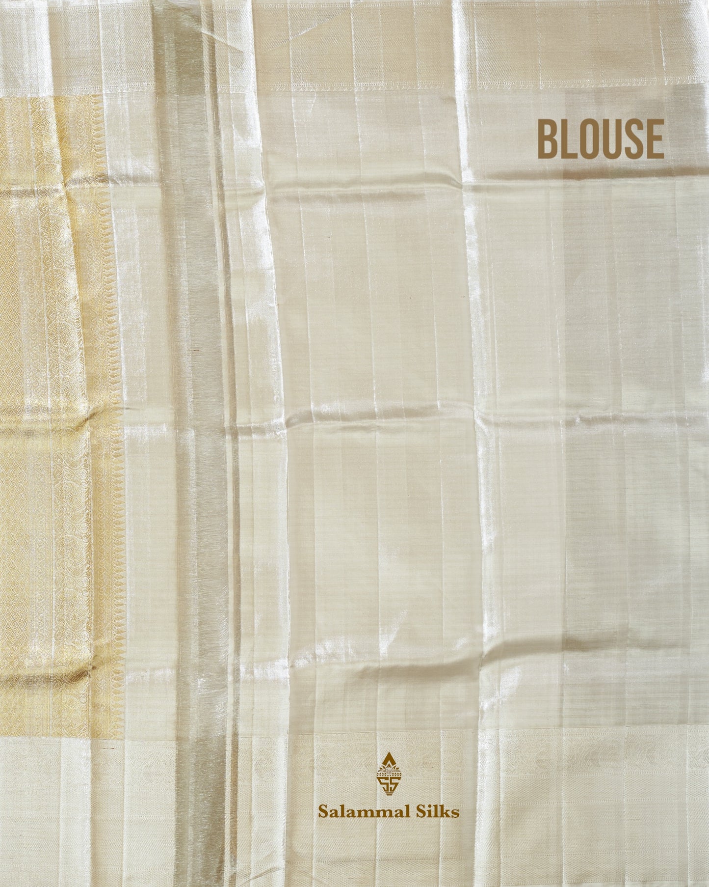 Silver Colour Pure Kanjivaram 2G Zari Silk Saree
