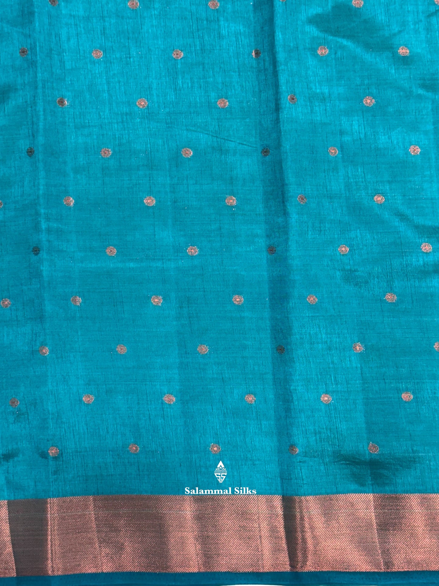 Fancy Saree With Copper Border (Multi colours Available)