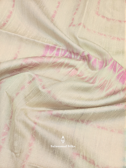 Cream With Sea Green Beautiful Kalamkari Fancy Saree With Blouse