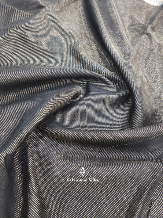 Grey Vairaoosi Beautiful Linen Fancy Saree With Blouse