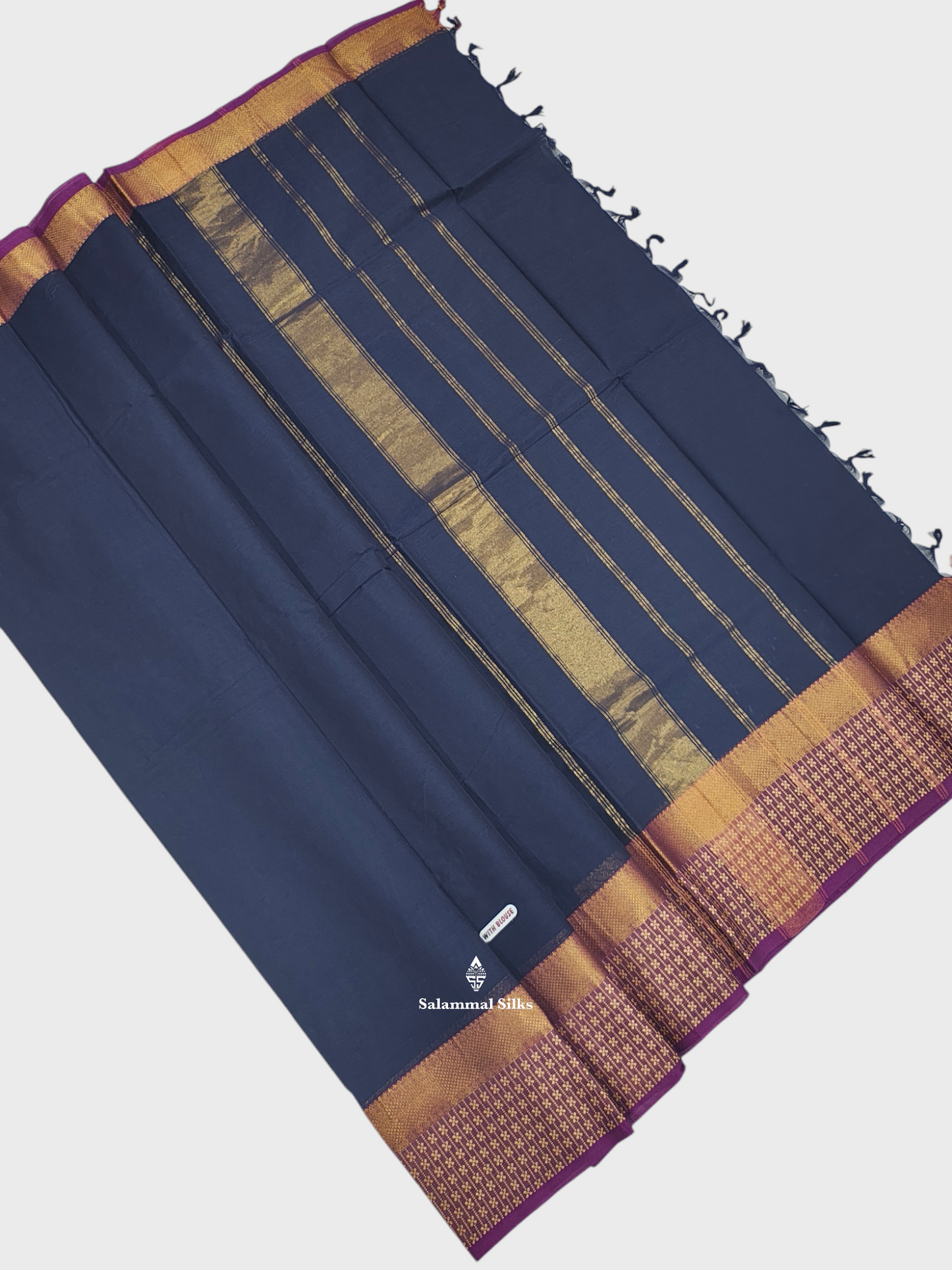 Mustard Yellow Beautiful Pure Cotton With Pink Border