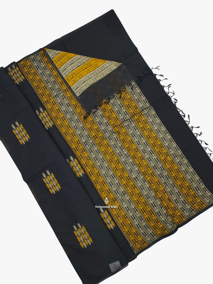 Mustard Yellow Beautiful Pure Cotton WithOut  Border