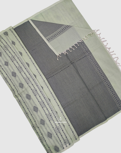 Cream Pink  Beautiful Pure Cotton WithOut  Border