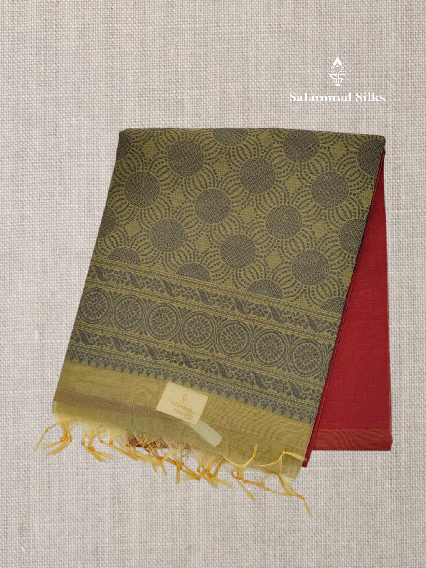 Maroon Beautiful Fancy Kora Cotton Saree With Blouse