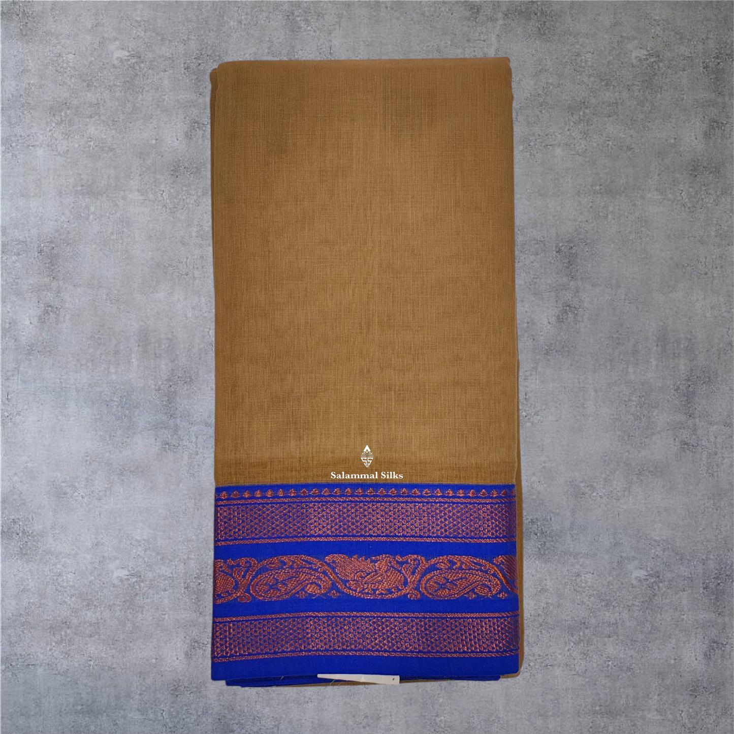 Bottle Green Colour Linen Cotton Sarees With Contrast Maroon Border