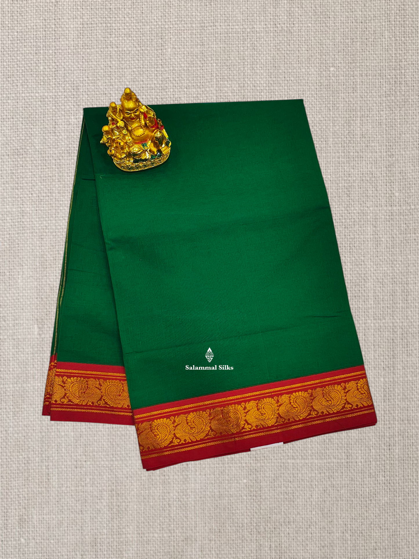 Viloet Beautiful Plain Pure Cotton Saree With Contrast Red Border