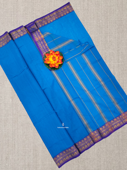 Light Brown Beautiful Plain Pure Cotton Saree With Contrast Maroon Border