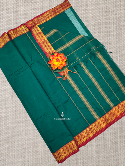 Light Brown Beautiful Plain Pure Cotton Saree With Contrast Maroon Border
