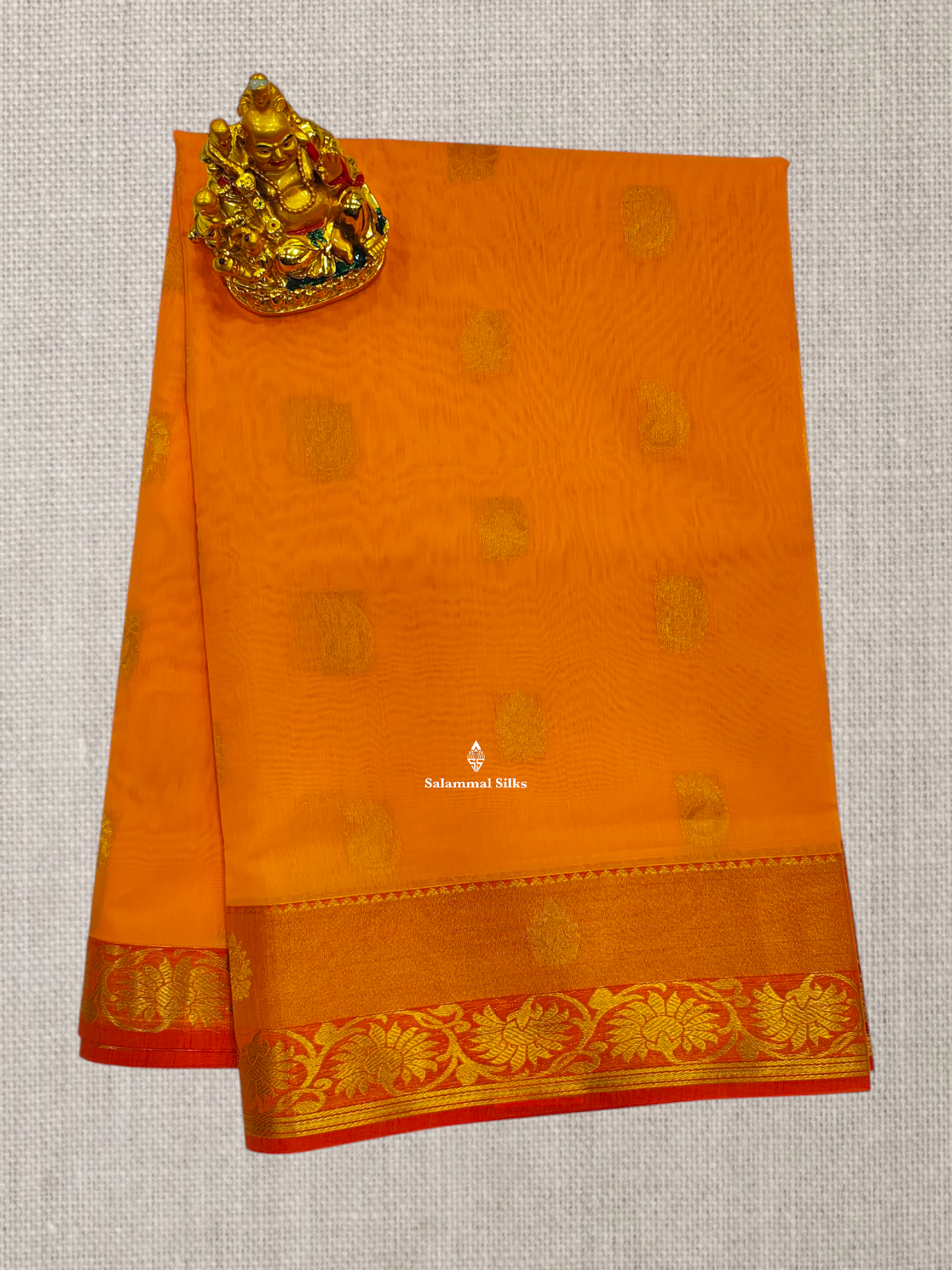 Grey Beautiful Mesmerised Cotton Saree With Maroon Tissue And Butta Border