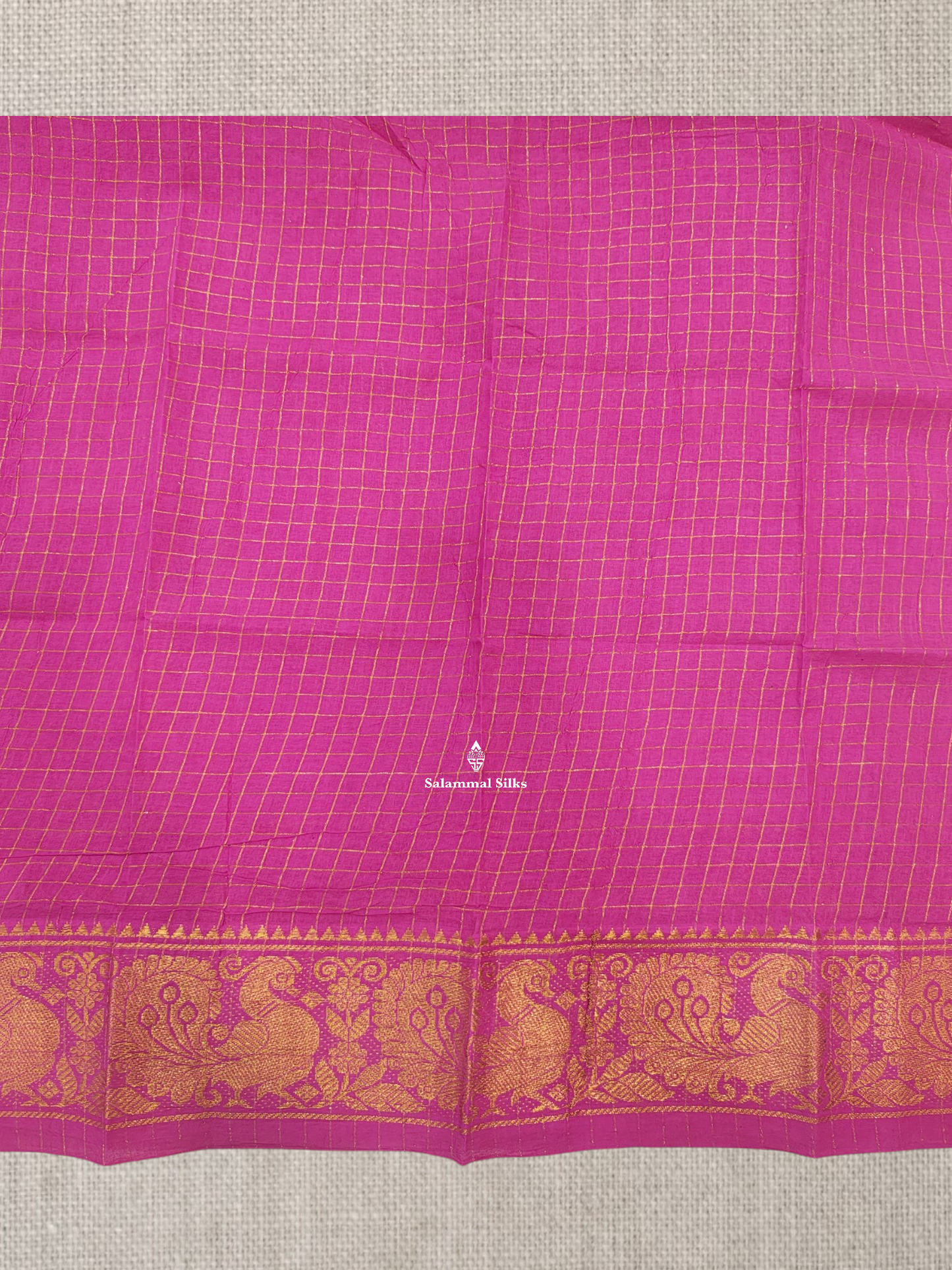 Red Beautiful Zari Pure Sungudi Cotton Saree With Contrast Sandal Border