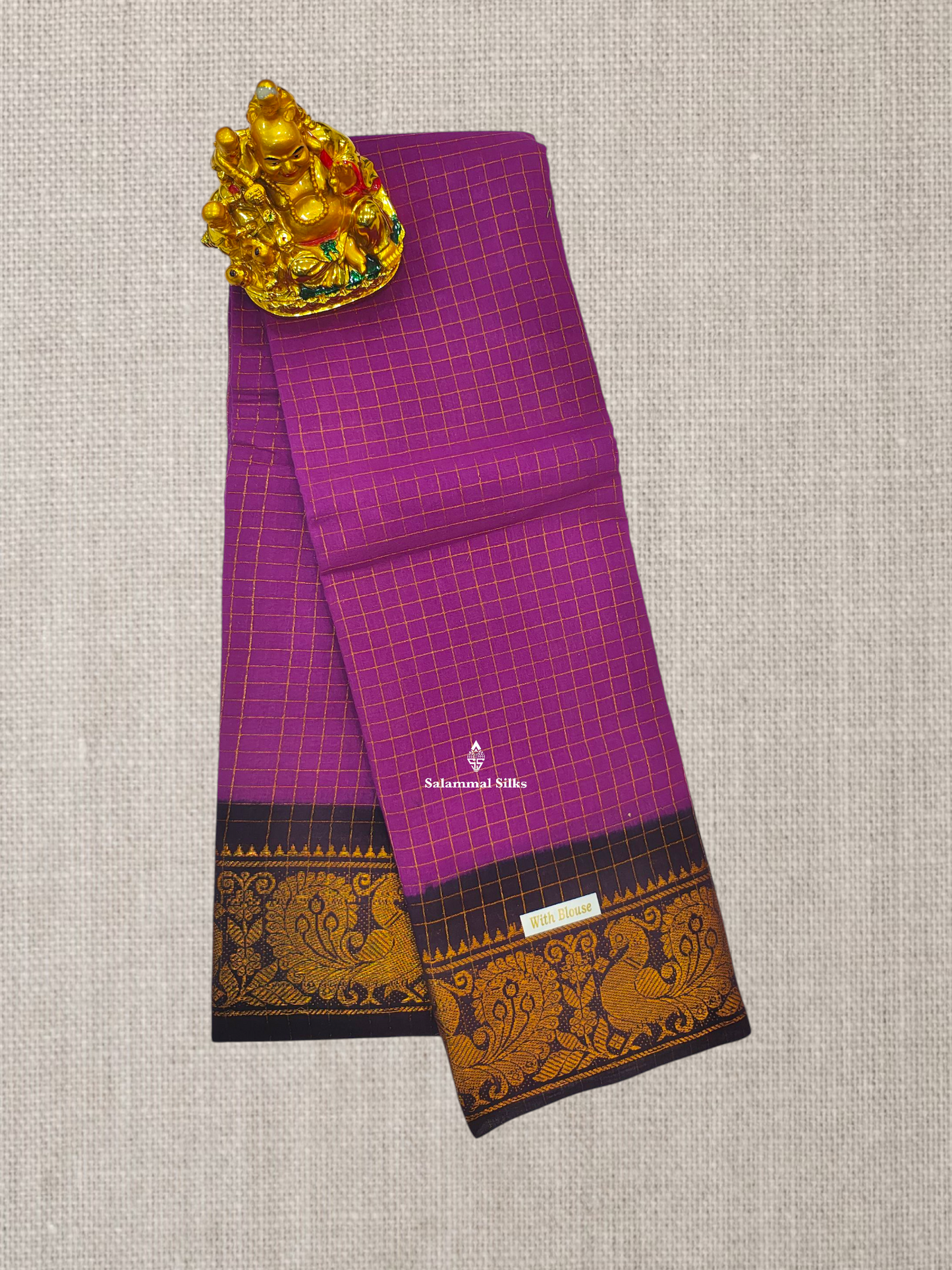 Red Beautiful Zari Pure Sungudi Cotton Saree With Contrast Sandal Border