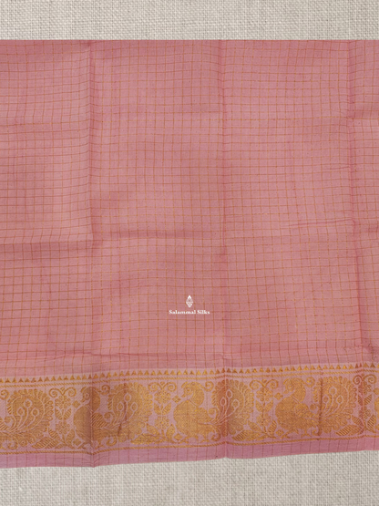 Red Beautiful Zari Pure Sungudi Cotton Saree With Contrast Sandal Border