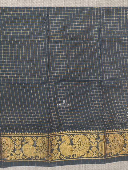 Red Beautiful Zari Pure Sungudi Cotton Saree With Contrast Sandal Border