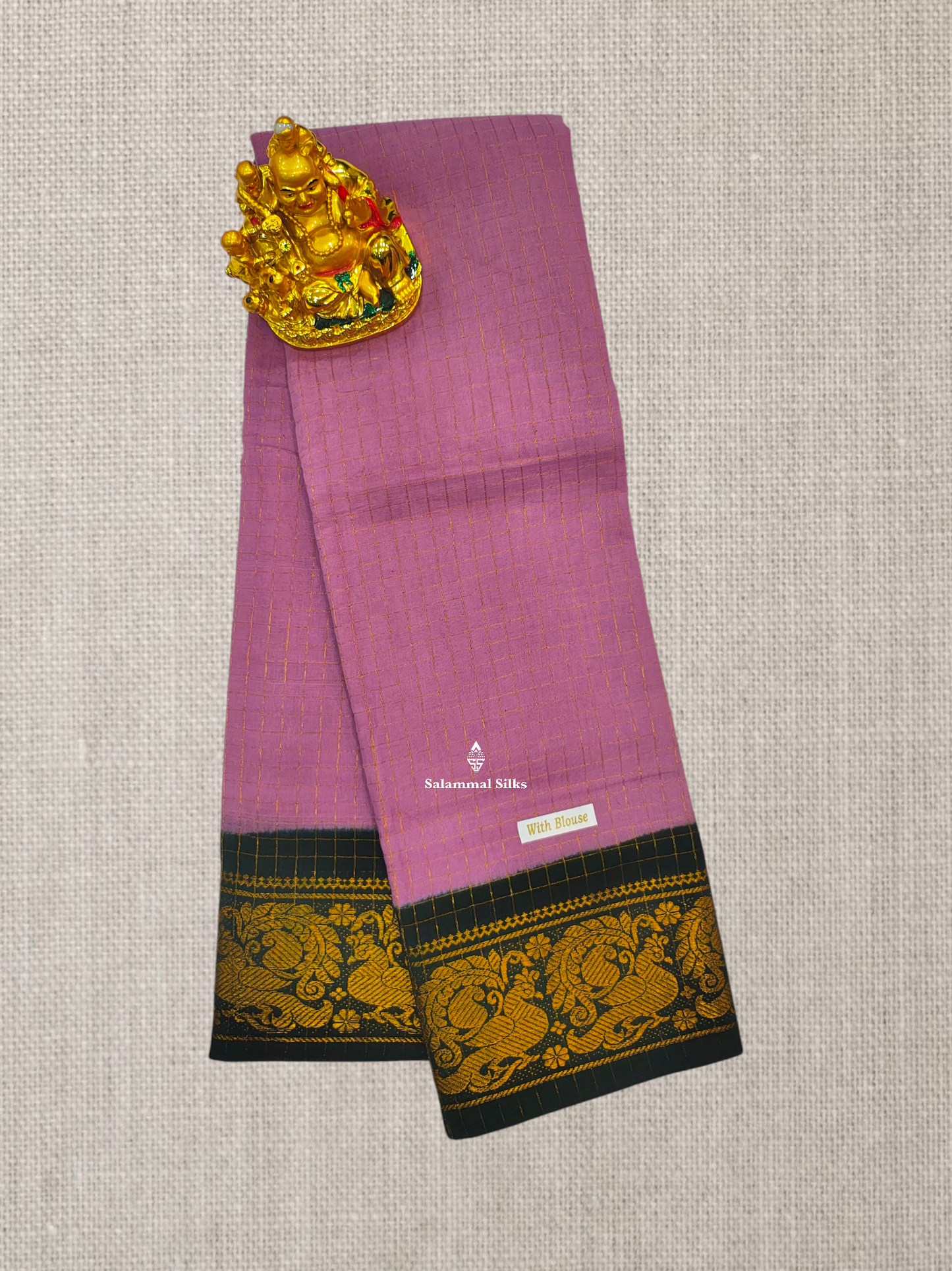 Red Beautiful Zari Pure Sungudi Cotton Saree With Contrast Sandal Border