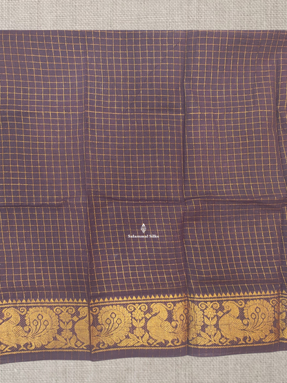 Red Beautiful Zari Pure Sungudi Cotton Saree With Contrast Sandal Border