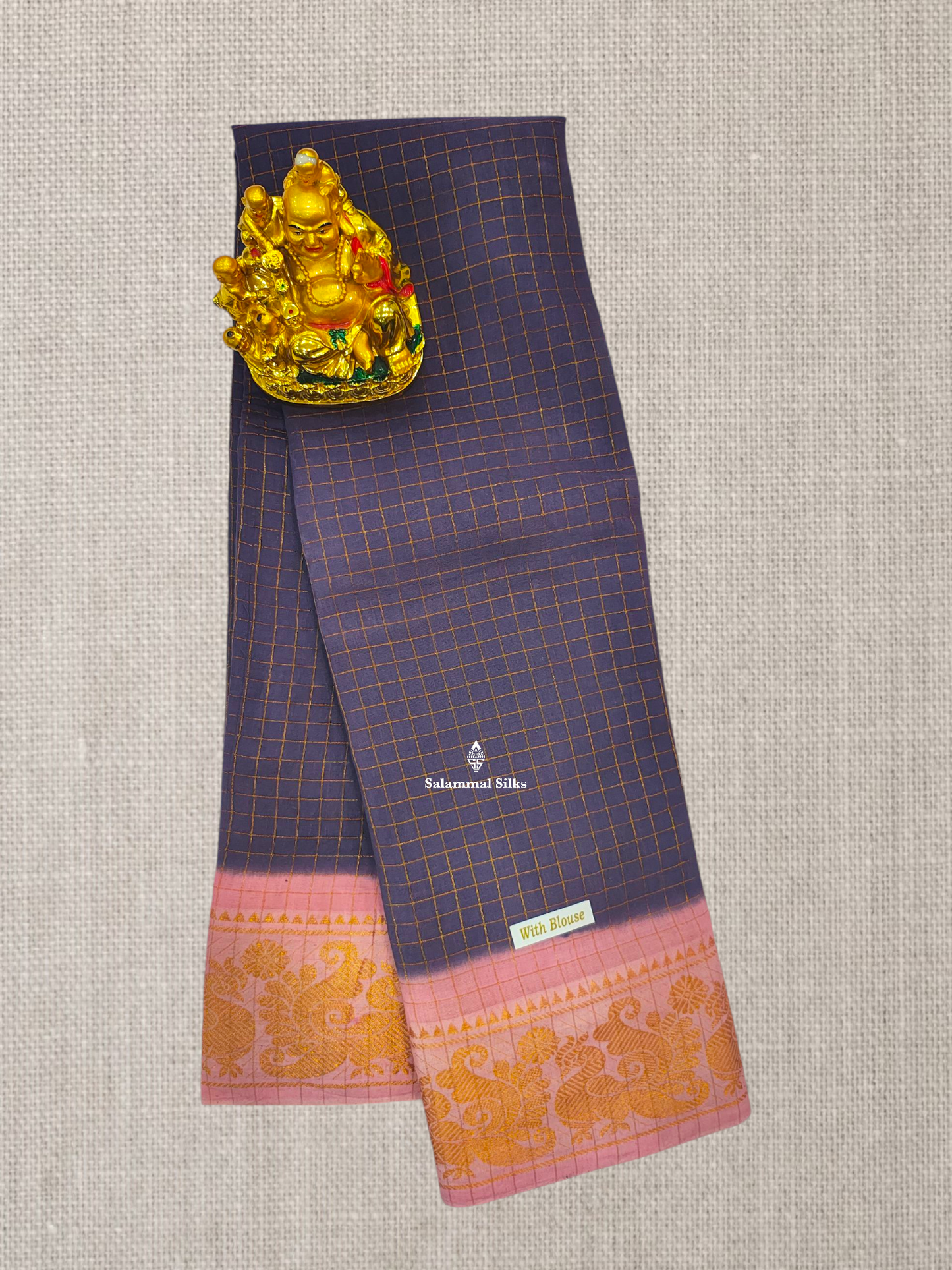 Red Beautiful Zari Pure Sungudi Cotton Saree With Contrast Sandal Border