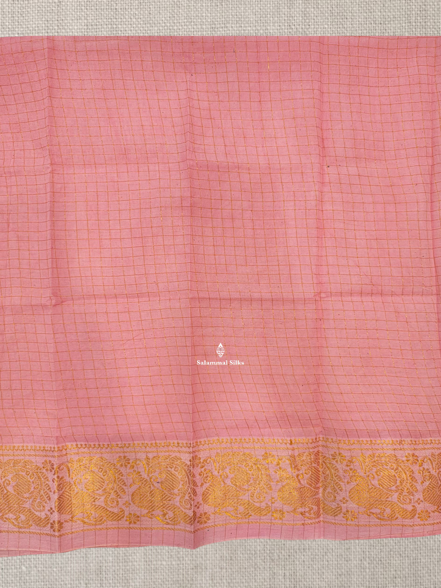 Red Beautiful Zari Pure Sungudi Cotton Saree With Contrast Sandal Border