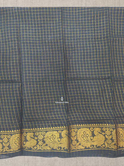 Red Beautiful Zari Pure Sungudi Cotton Saree With Contrast Sandal Border