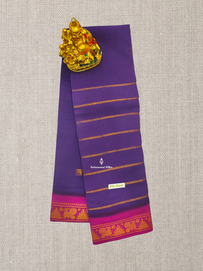 Beautiful Olive Velthari Lines And Buttas Printed Pure Sungudi Cotton Saree With Contrast Black Border
