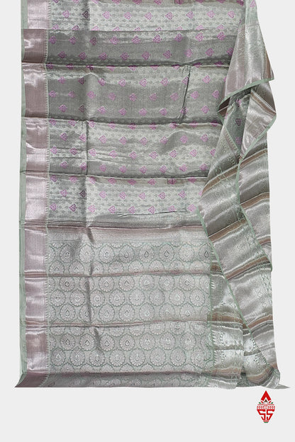Light Lavender Semi Soft Silk Saree With Blouse