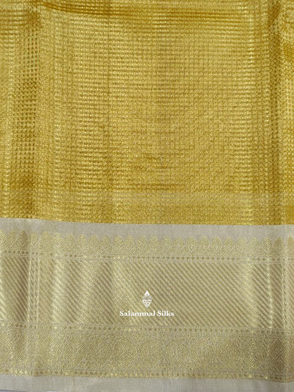 Golden Yellow Nayanthara Inspired Beautiful Super Premium Fancy Saree