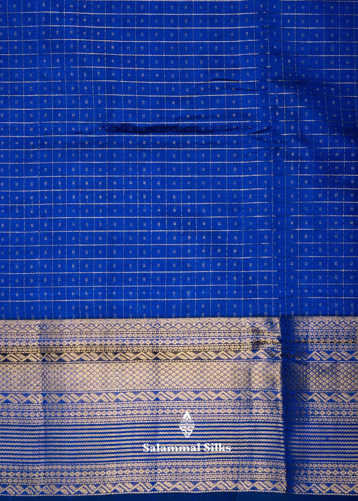 Blue Lakshadeepam With Big Border
