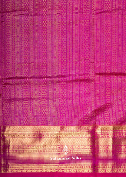 Blue Lakshadeepam With Big Border