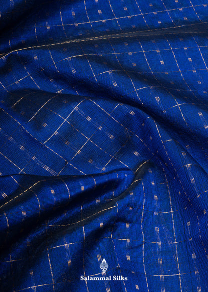 Blue Lakshadeepam With Fluorescent Green Border