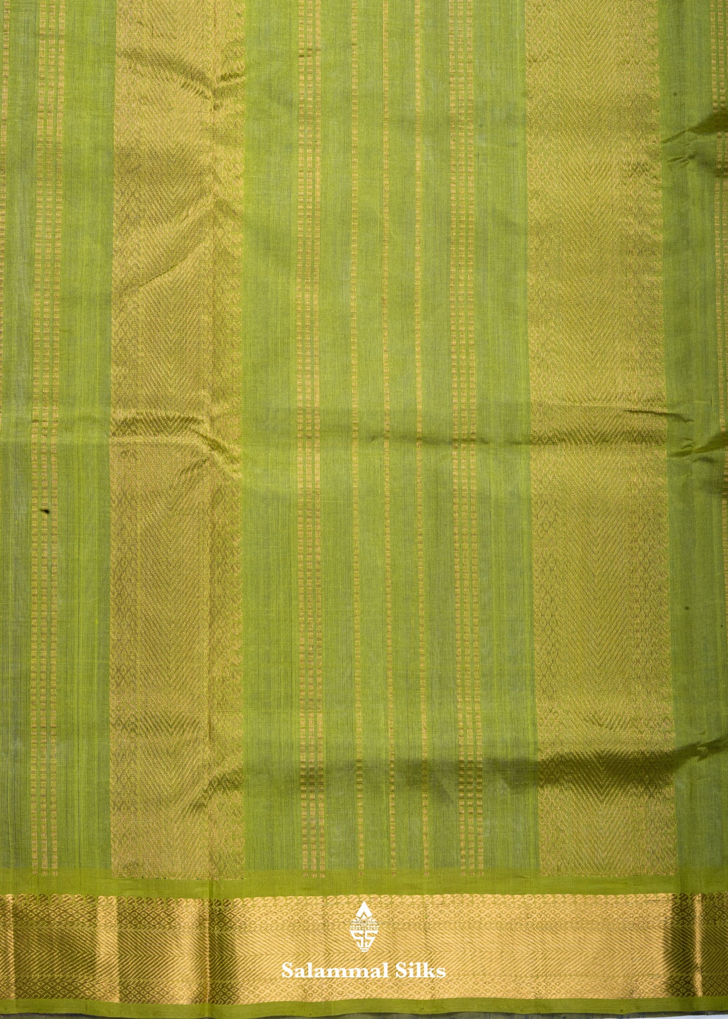 Blue Lakshadeepam With Fluorescent Green Border