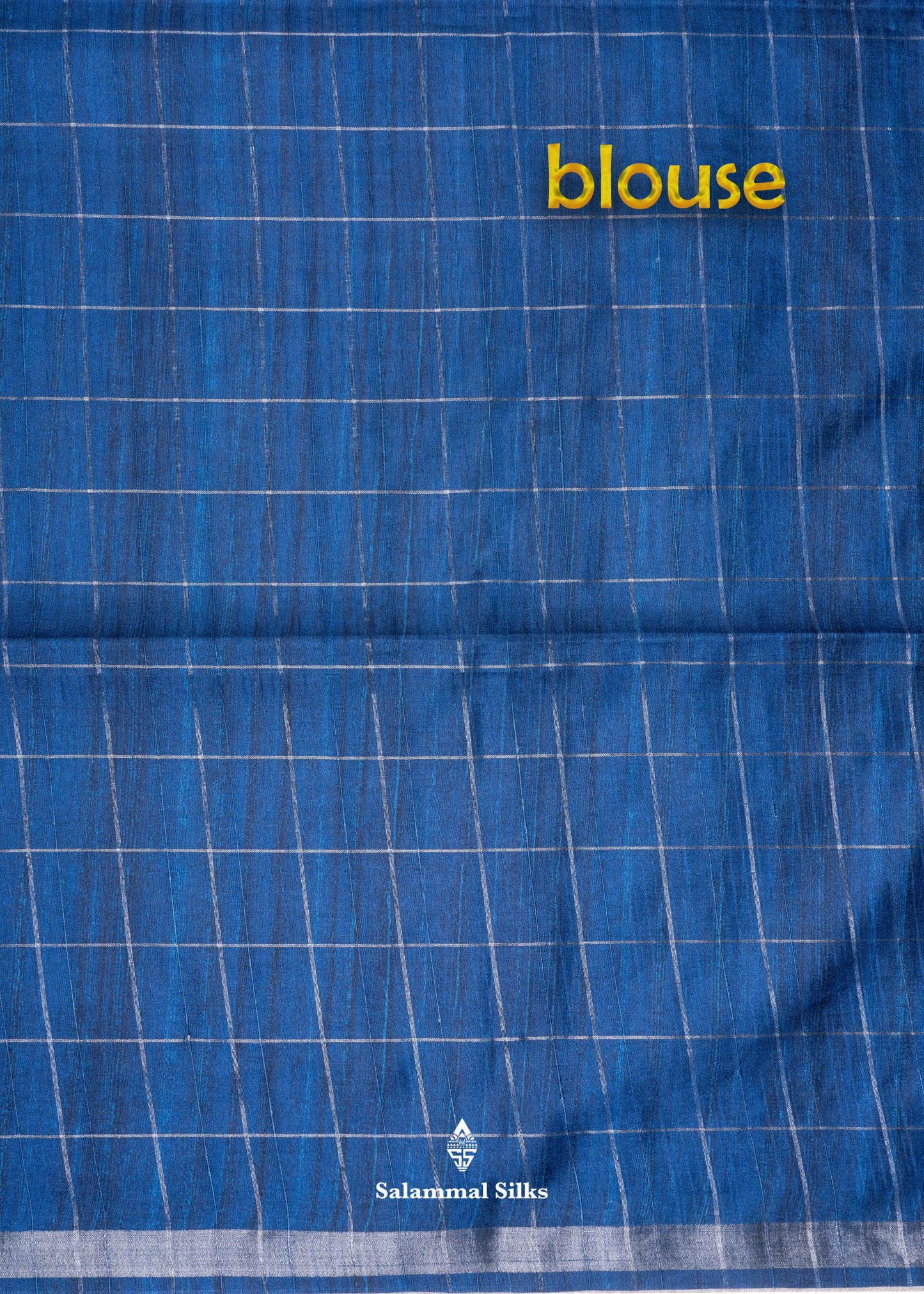 Cream Colour Semi Tussar Saree With Floral Prints & Zari Checks