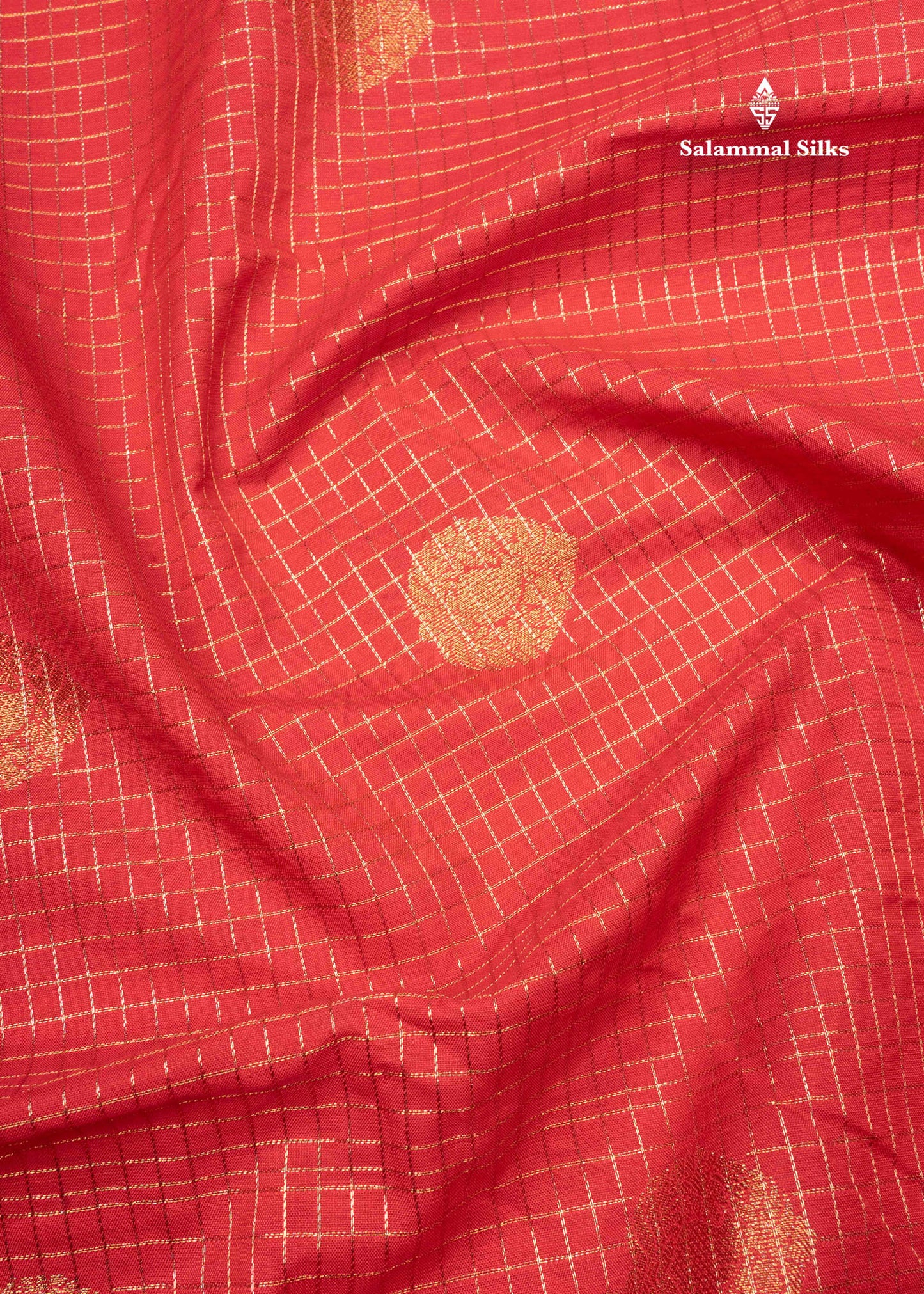 Chilly Red Colour Semi Silk Saree With Copper Zari Bottle Green Border