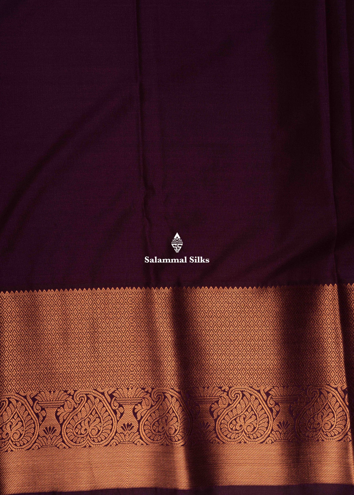 Sky Blue Semi Silk Saree With Dark Magenta Blouse