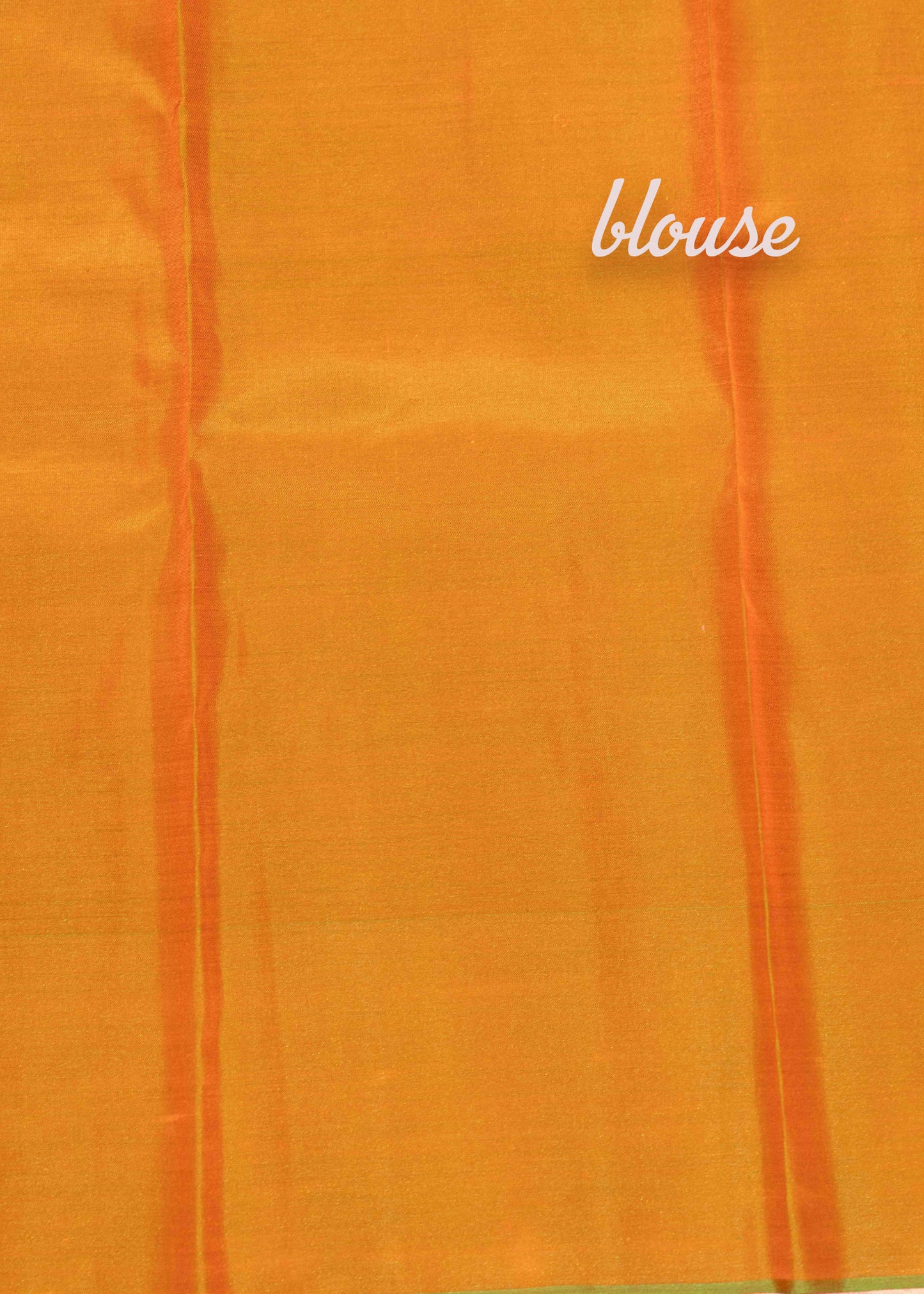 Orange Shade Pure Kanjivaram Silk Saree With Fancy Green Border