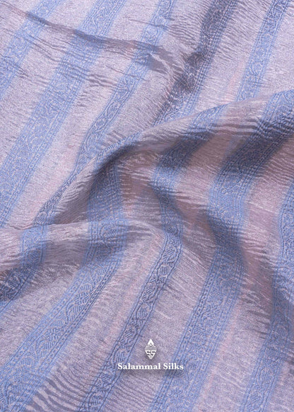 Sandal & Gray Color Premium Crush Fancy Saree with Grand Blouse