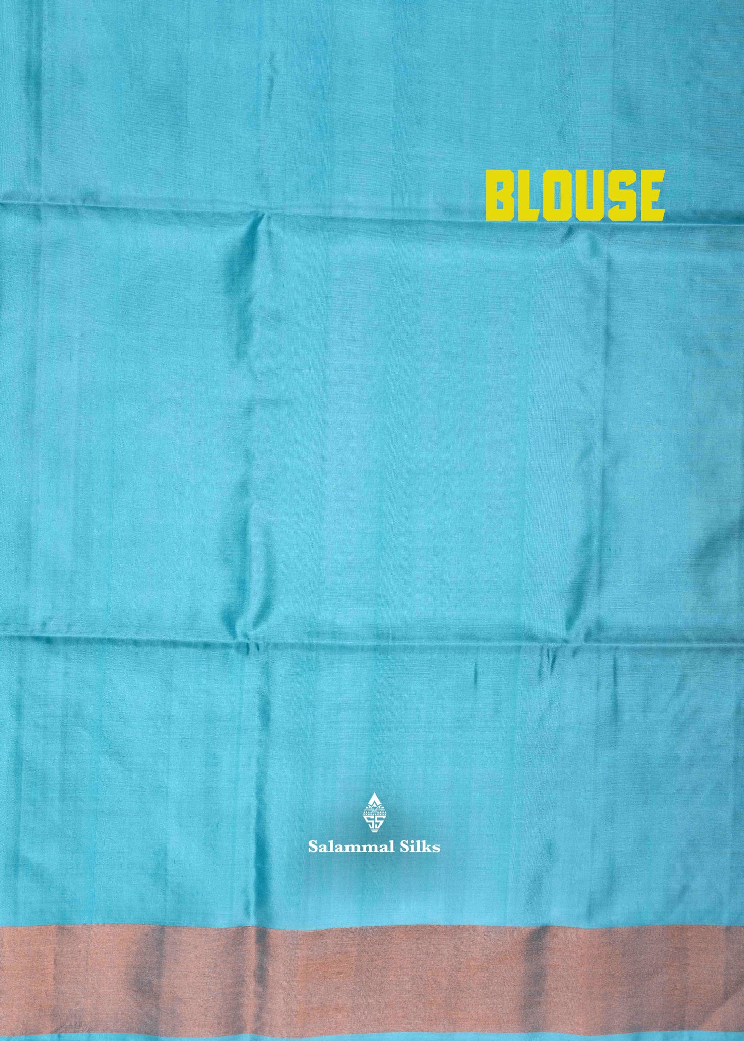 Kanjivaram Peach Colour Pure Soft Silk Saree With Sapphire Blue Blouse