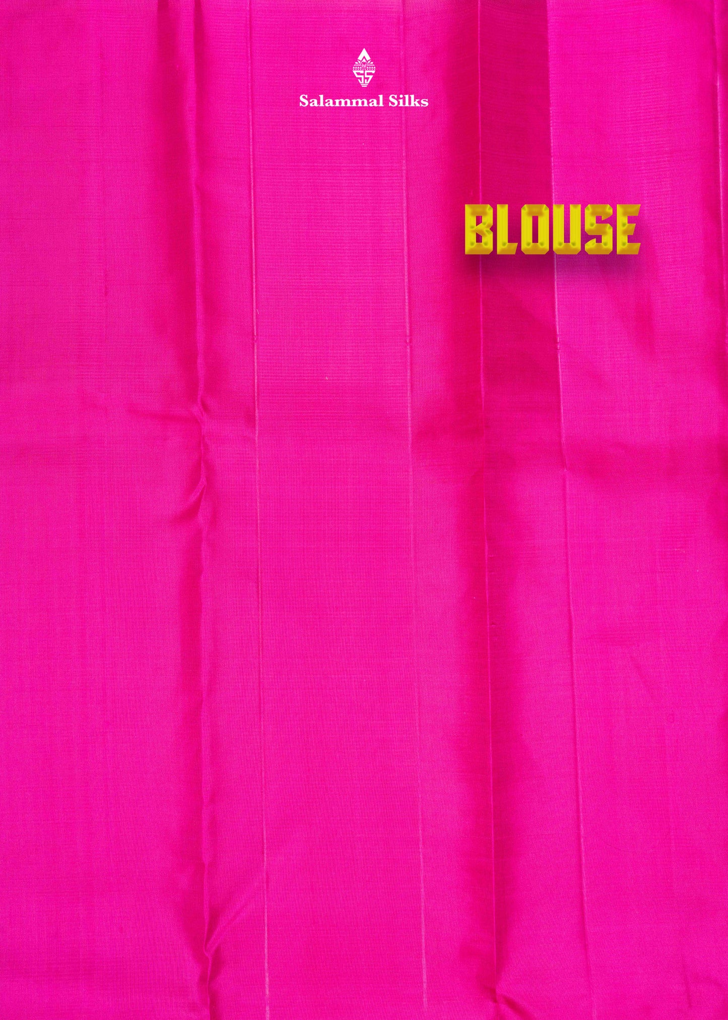 Kanjivaram Tiny Checks Royal Blue & Green Pure Silk Saree With Pink Blouse