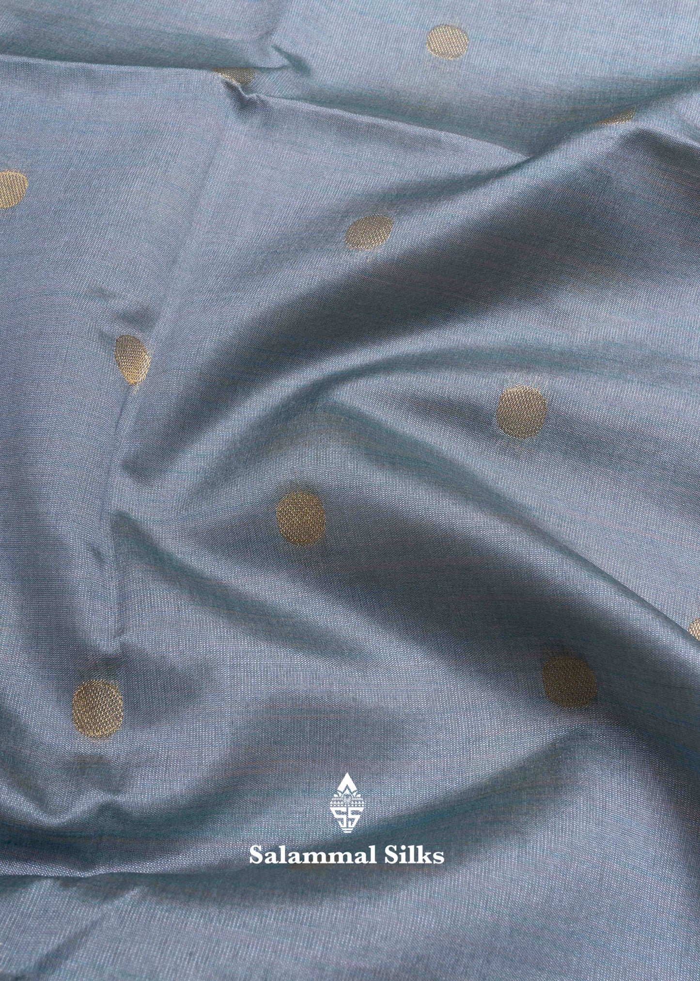 Light Lavender Semi Tussar Fancy Saree With Traditional Temple Border