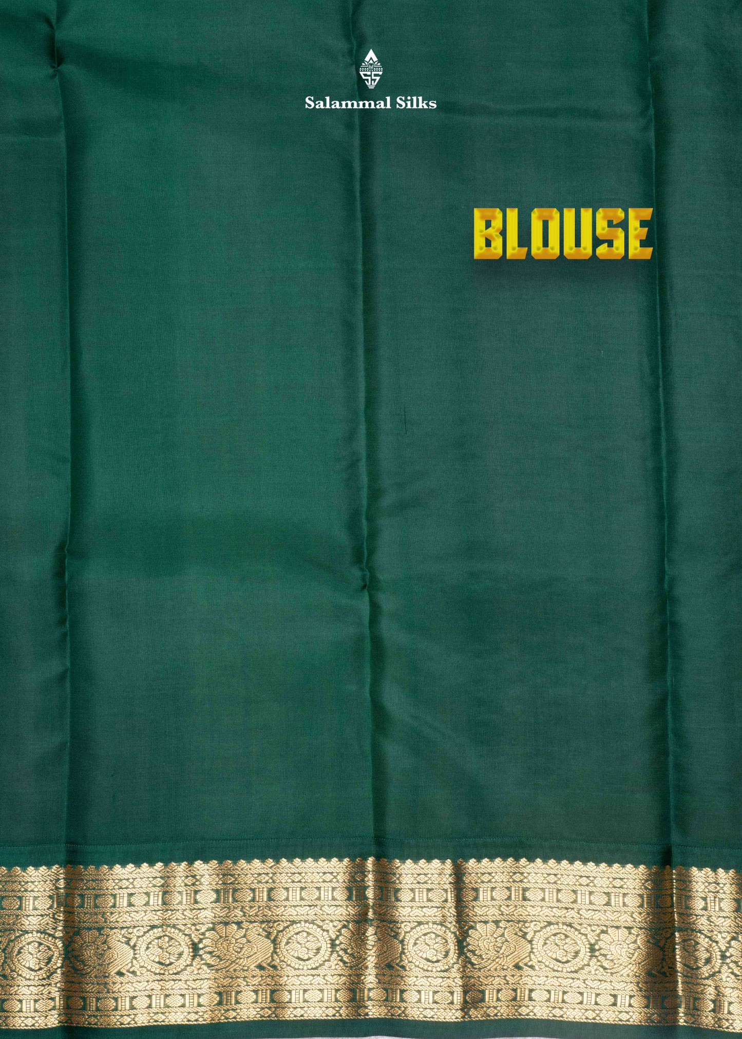 Kanjivaram Mango Yellow Pure Silk Saree With Bottle Green Blouse