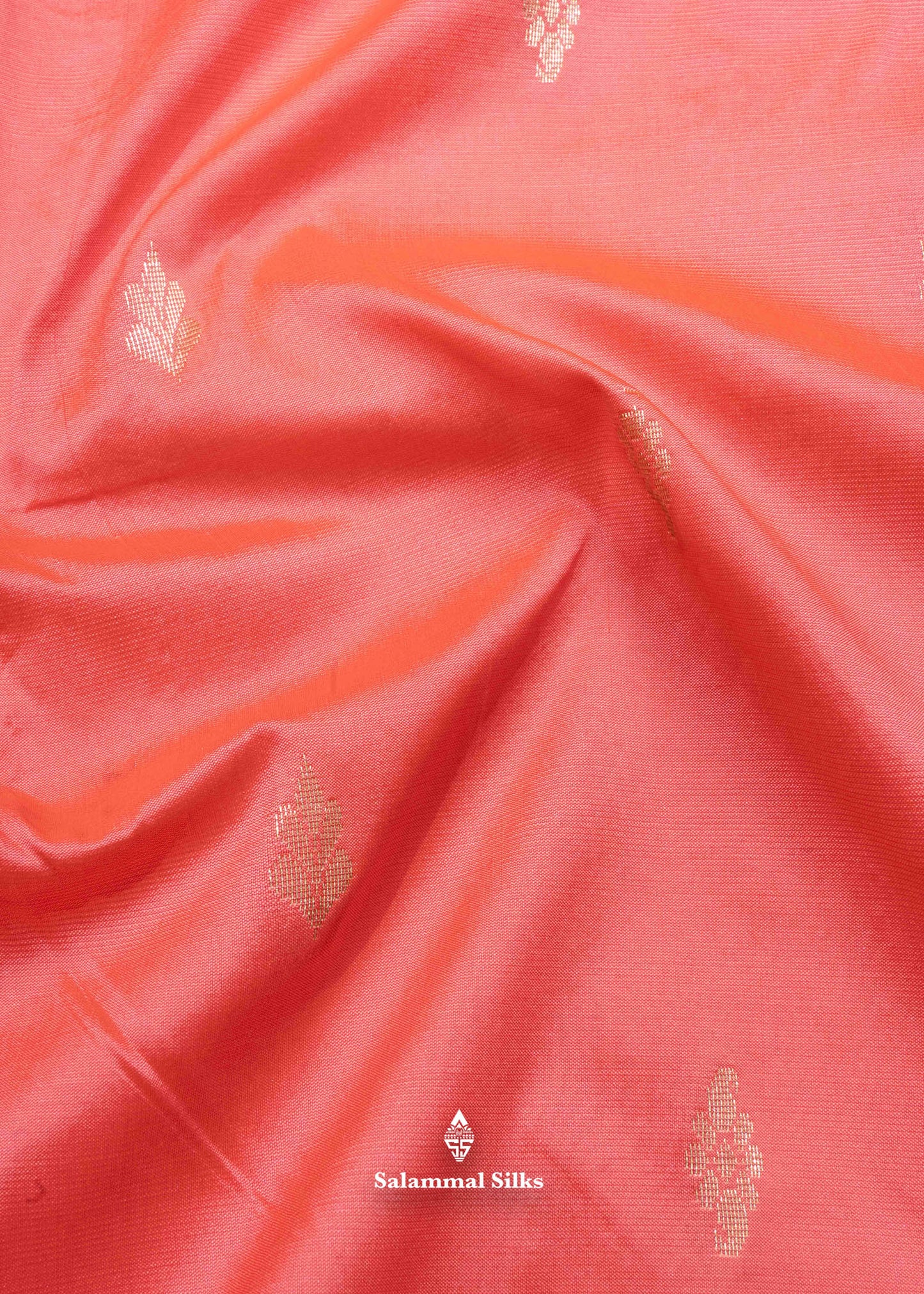 9 Yards Semi Silk Saree Pink Colour with Royal Blue Border