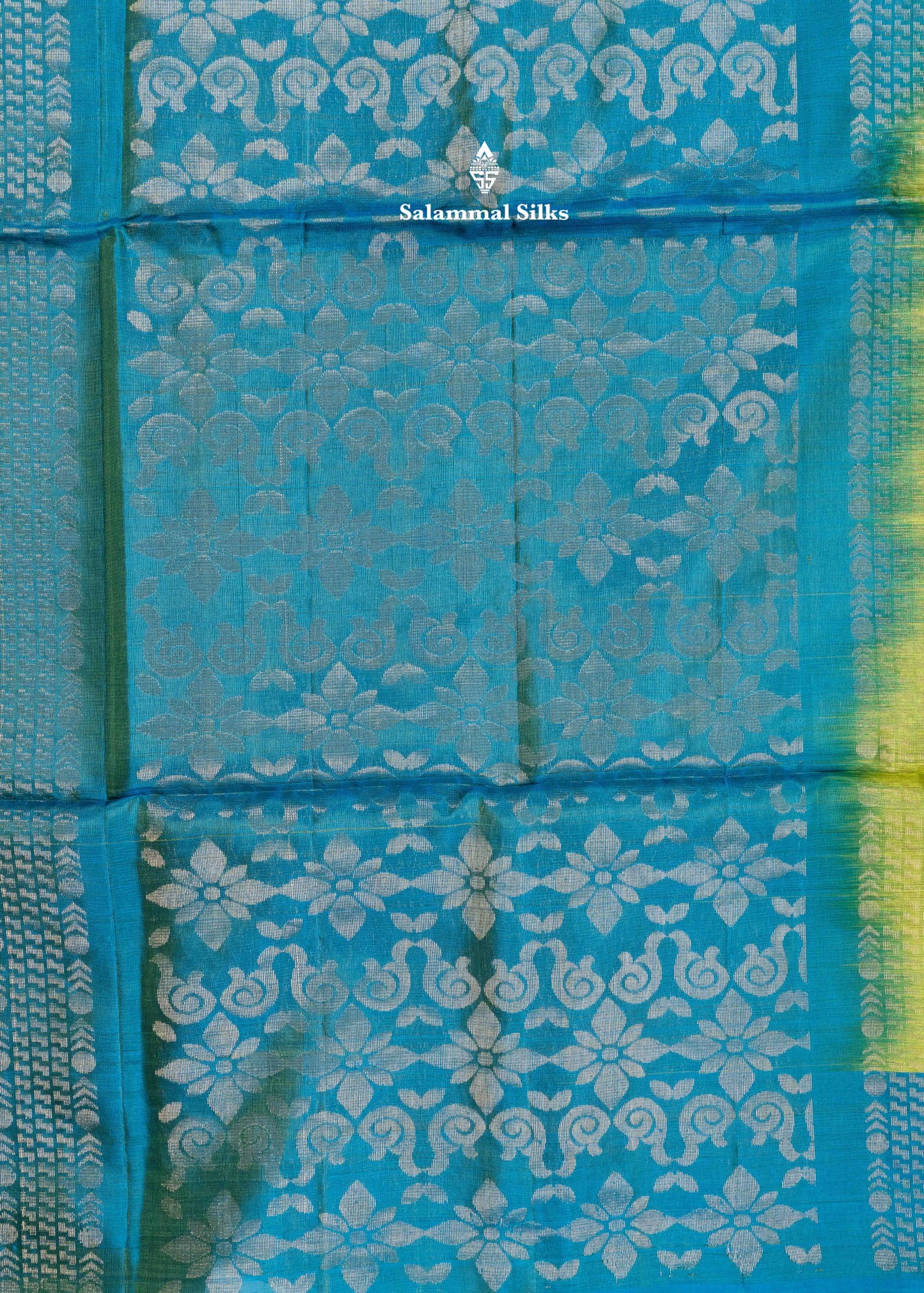 Kanjivaram Green Pure Soft Silk Saree With Peacock Green Blouse