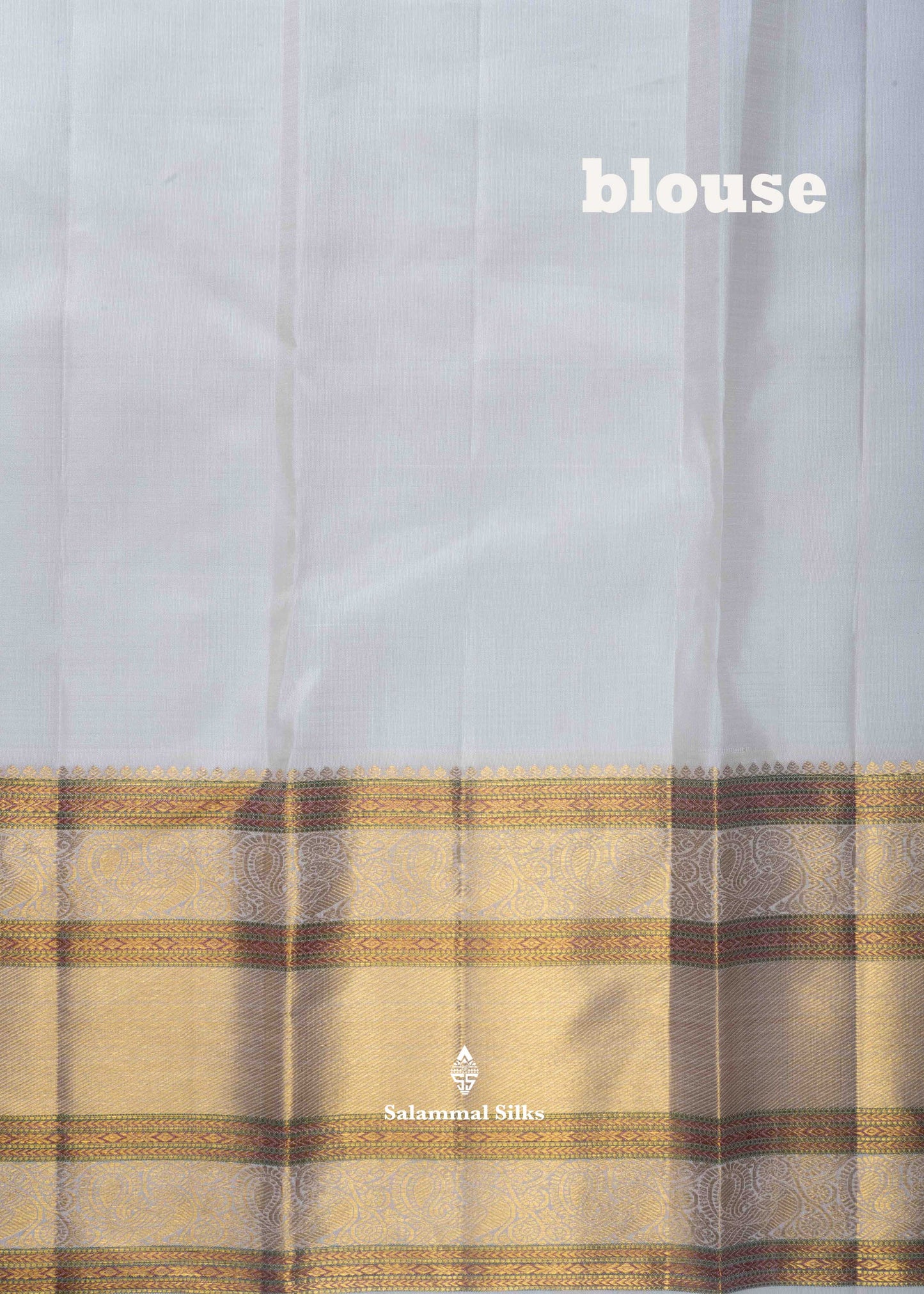 Kanjivaram Manthulir Yellow Pure Silk Saree With Half White Border
