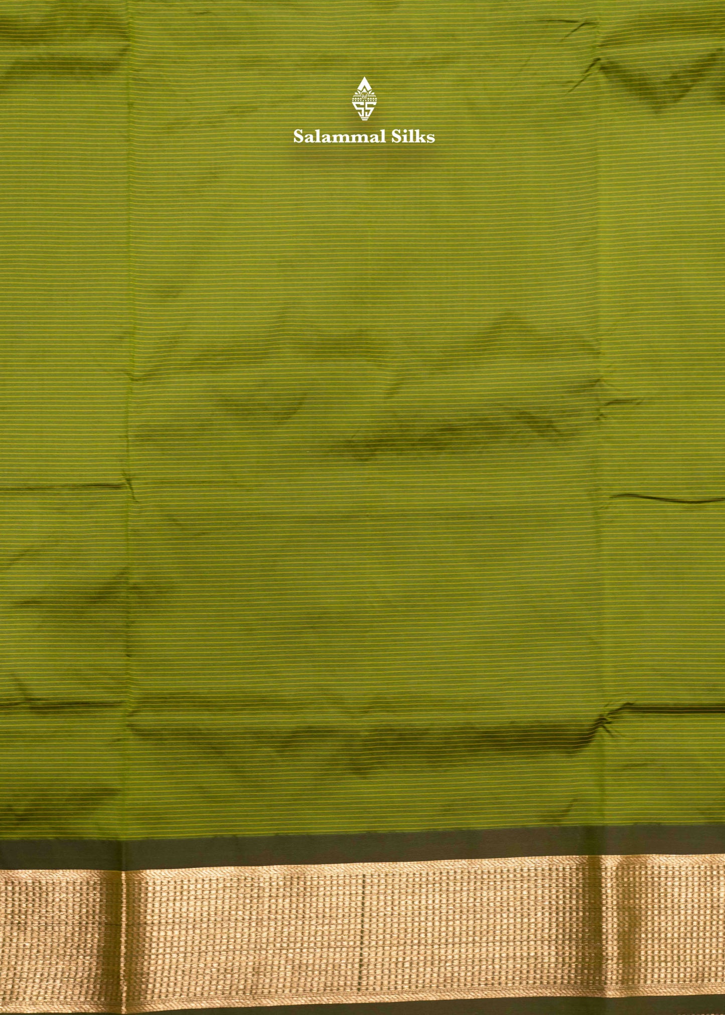 9 Yards Semi Silk Saree Orange Colour with Red Border