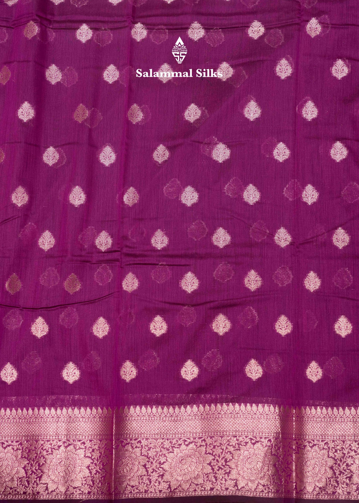 Maroon Colour Semi Linen Saree With Grand Blouse