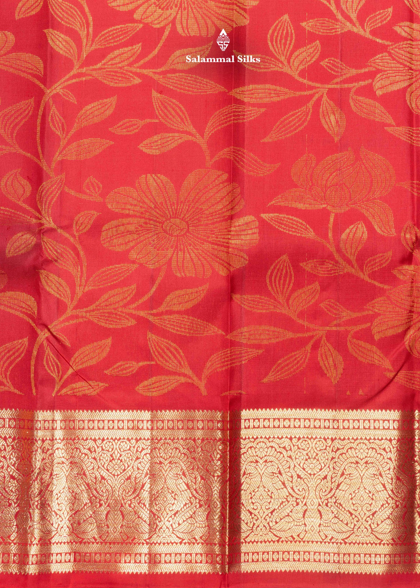 Kanjivaram Maroon Pure Silk Saree With Gold Zari Border